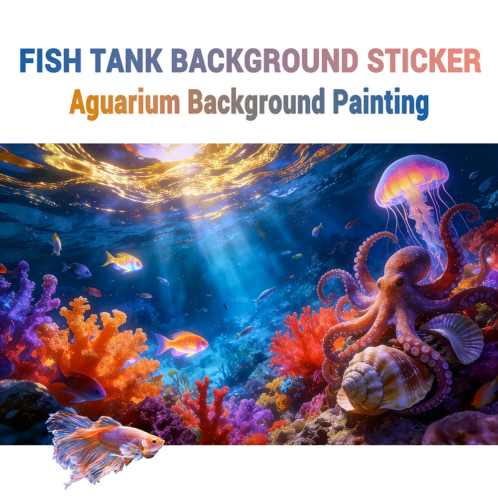 Aquarium Fish Paradise - Ahtapot Cenneti, Balık tankı arka plan