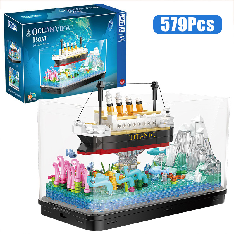 Aquarium Fish Keeping - Işık yapı taşları ile MOC Cruise