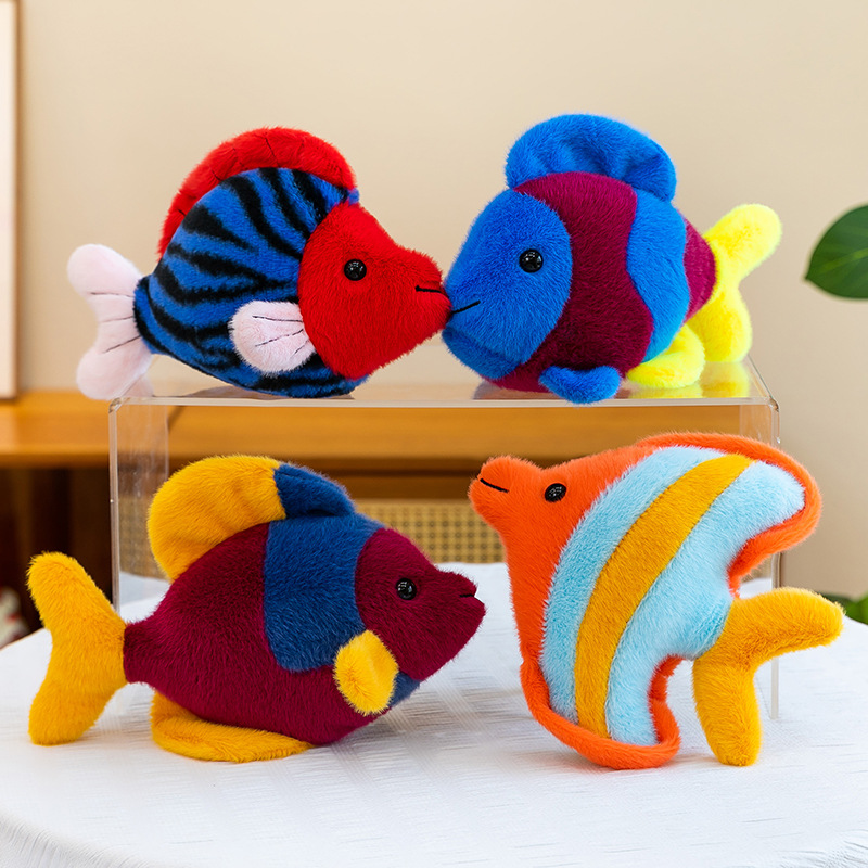 Aquarium Fish Keeping - Komik Palyaço Balığı Peluş Oyuncak Karikatür