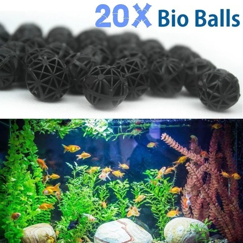 Aquarium Fish Marine - 20 adet 16mm akvaryum filtresi biyo