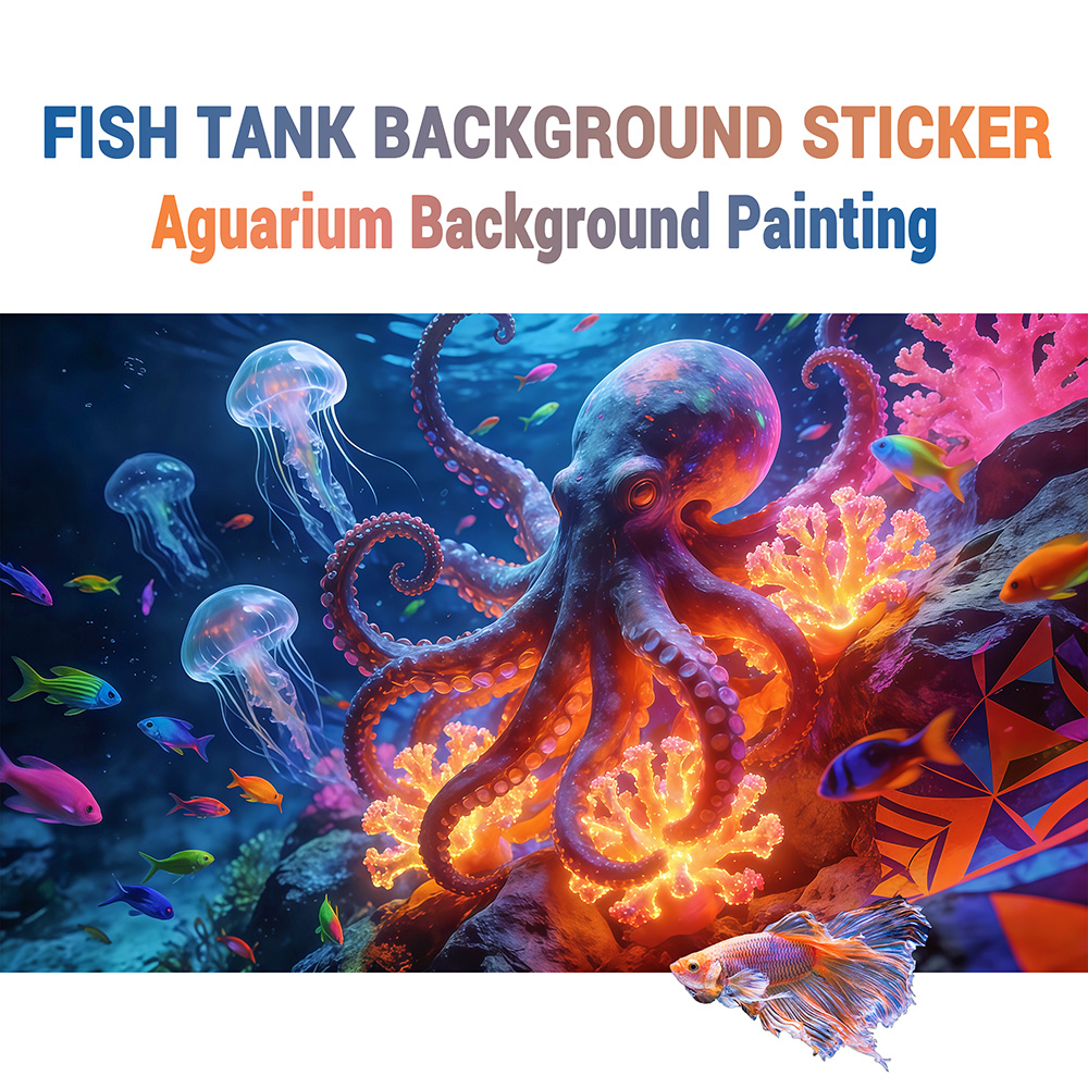 Akvaryum Arka Plan Çıkartması, - Aquarium Fish Paradise incelemesi ve fiyatı