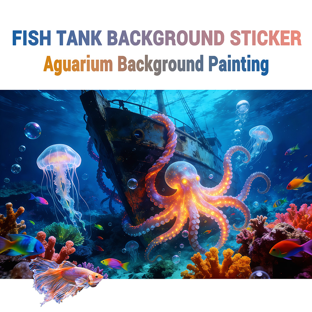 Akvaryum Arka Plan Çıkartması, - Aquarium Fish Paradise incelemesi ve fiyatı
