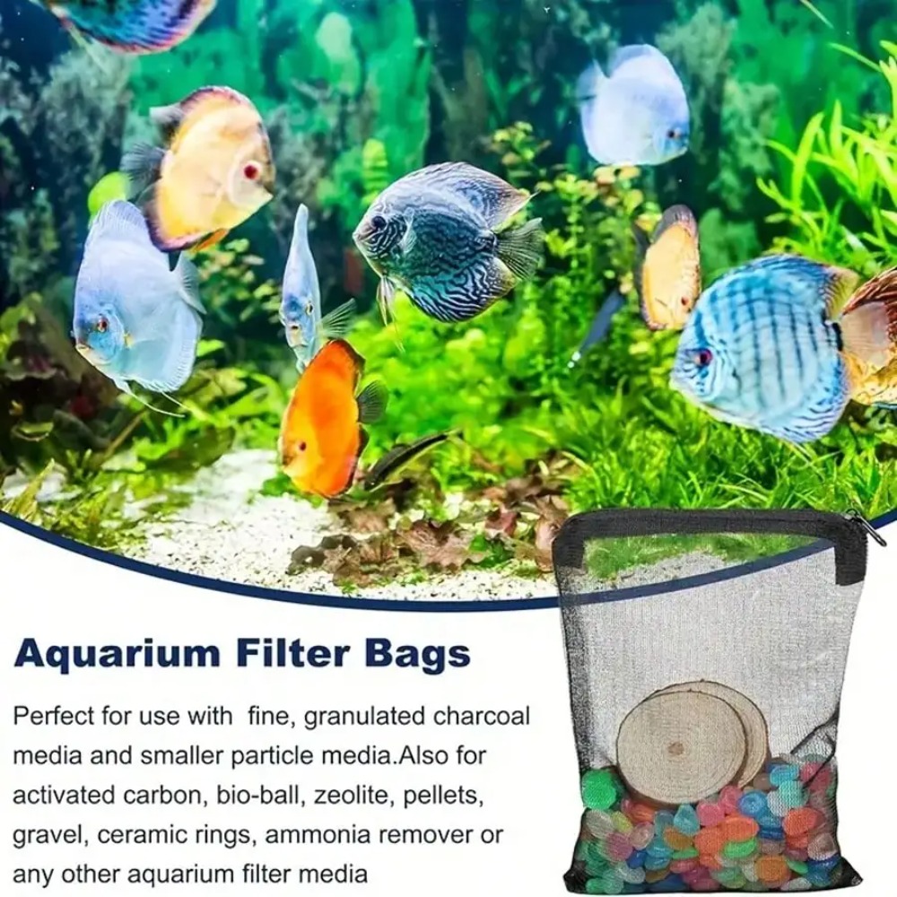 10 adet siyah file filtre torb - Aquarium Fish Keeping incelemesi ve fiyatı